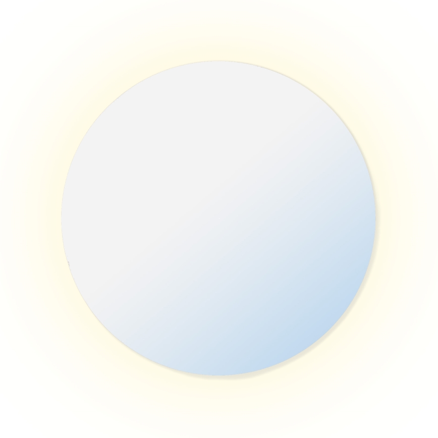 Baltica Design - LED-Badezimmer-Wandspiegel mit integrierter Beleuchtung BRIGHT LED/15W/230V 6500K Ø 90 cm IP65