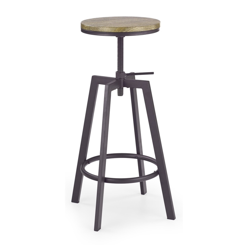 Barhocker 80x30 cm schwarz