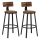 Barhocker AVEN braun/schwarz