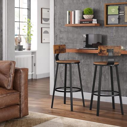 Barhocker AVEN braun/schwarz