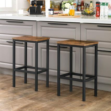 Barhocker LOE braun/schwarz