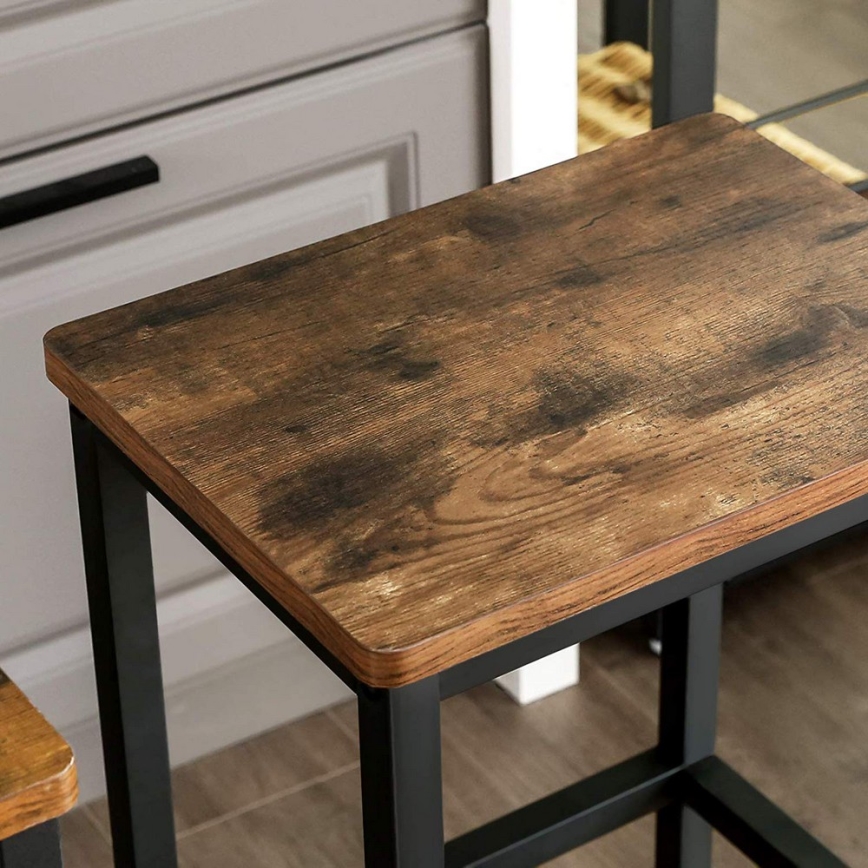 Barhocker LOE braun/schwarz