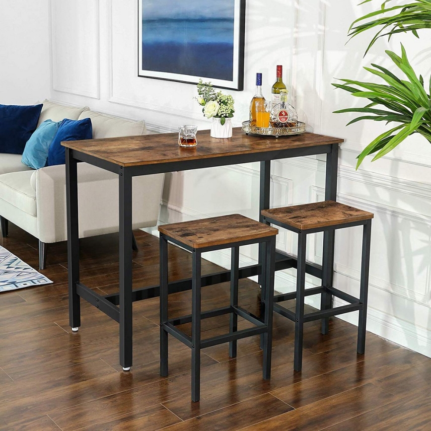 Barhocker LOE braun/schwarz