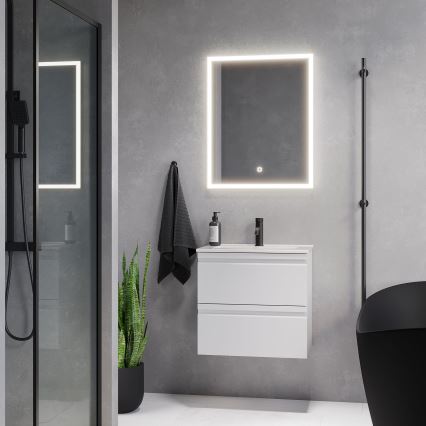 BATH DELUXE 01-060-07-58-00 - LED Badezimmerspiegel mit Beleuchtung FORNAES LED/14,3W/230V IP44