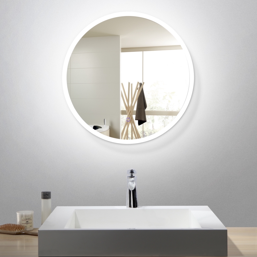 BATH DELUXE 01-060-08-58-00 - LED-Badezimmerspiegel mit Hintergrundbeleuchtung FORNAES LED/10,1W/230V IP44