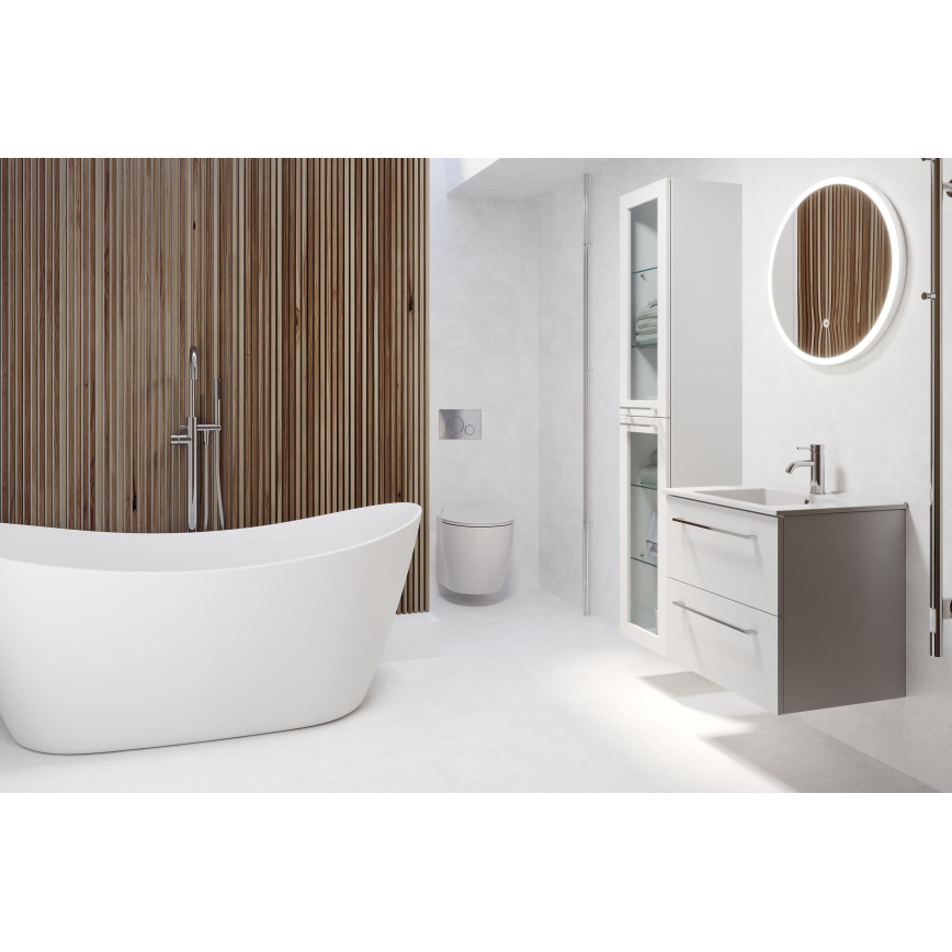 BATH DELUXE 01-060-08-58-00 - LED Badezimmerspiegel mit Beleuchtung FORNAES LED/10,1W/230V IP44