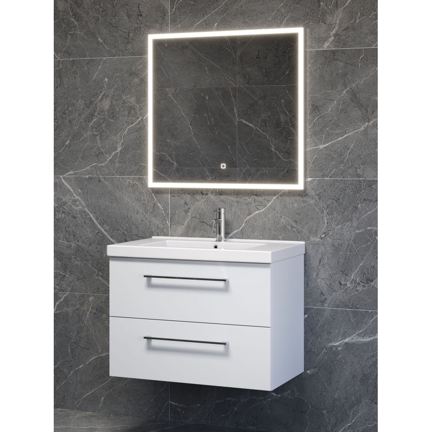 BATH DELUXE 01-080-07-58-00 - LED-Badezimmerspiegel mit Hintergrundbeleuchtung FORNAES LED/15,6W/230V IP44