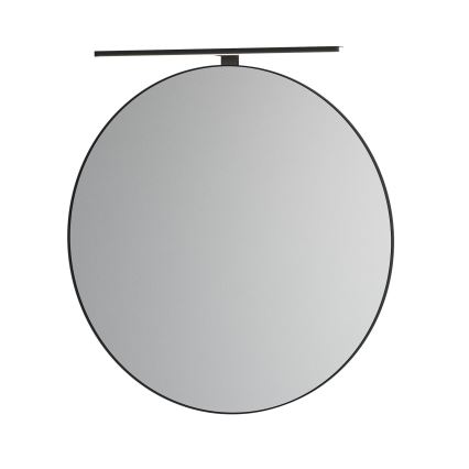 BATH DELUXE 01-080-09-02-00 - Badezimmerspiegel BORGSTED Ø 80 cm Schwarz