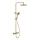 BATH DELUXE 31-120-05-70-00 - Duschset mit Thermostat-Armatur DRAGOR gebürsteter Messing