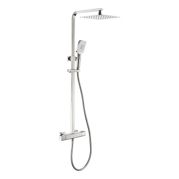 BATH DELUXE 31-120-08-60-00 - Duschset mit thermostatischem Mischbatterie NAESBY in glänzendem Chrom
