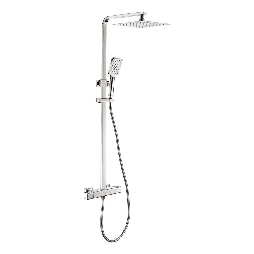 BATH DELUXE 31-120-08-60-00 - Duschset mit thermostatischem Mischbatterie NAESBY in glänzendem Chrom
