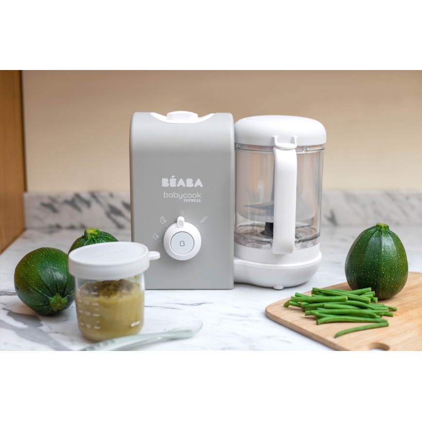 Beaba - 2-in-1 Dampfgarer BABYCOOK EXPRESS grau