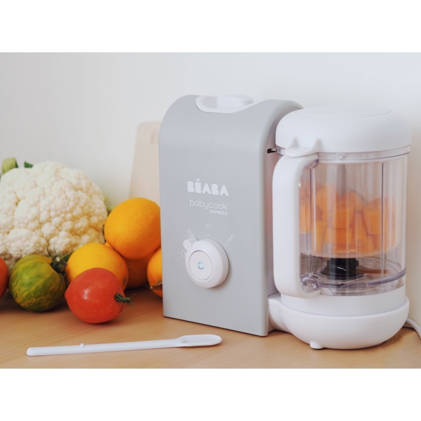Beaba - 2-in-1 Dampfgarer BABYCOOK EXPRESS grau