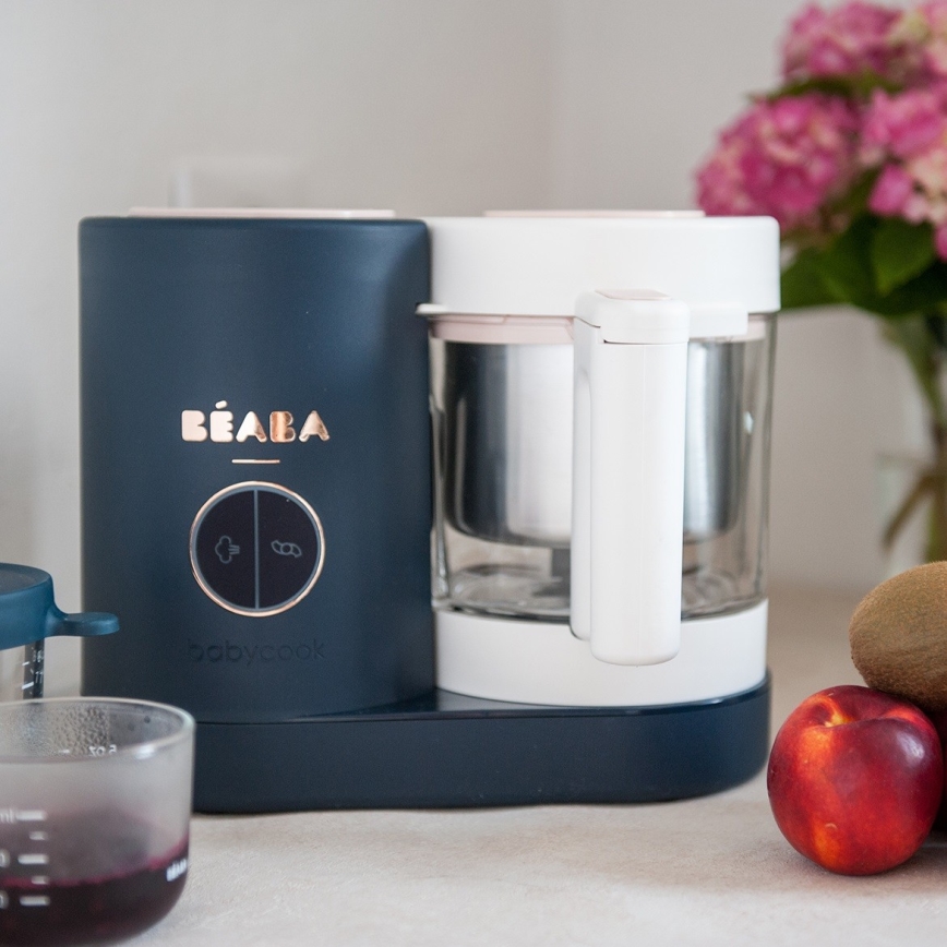 Beaba - 2-in-1 Dampfgarer BABYCOOK NEO blau/weiß