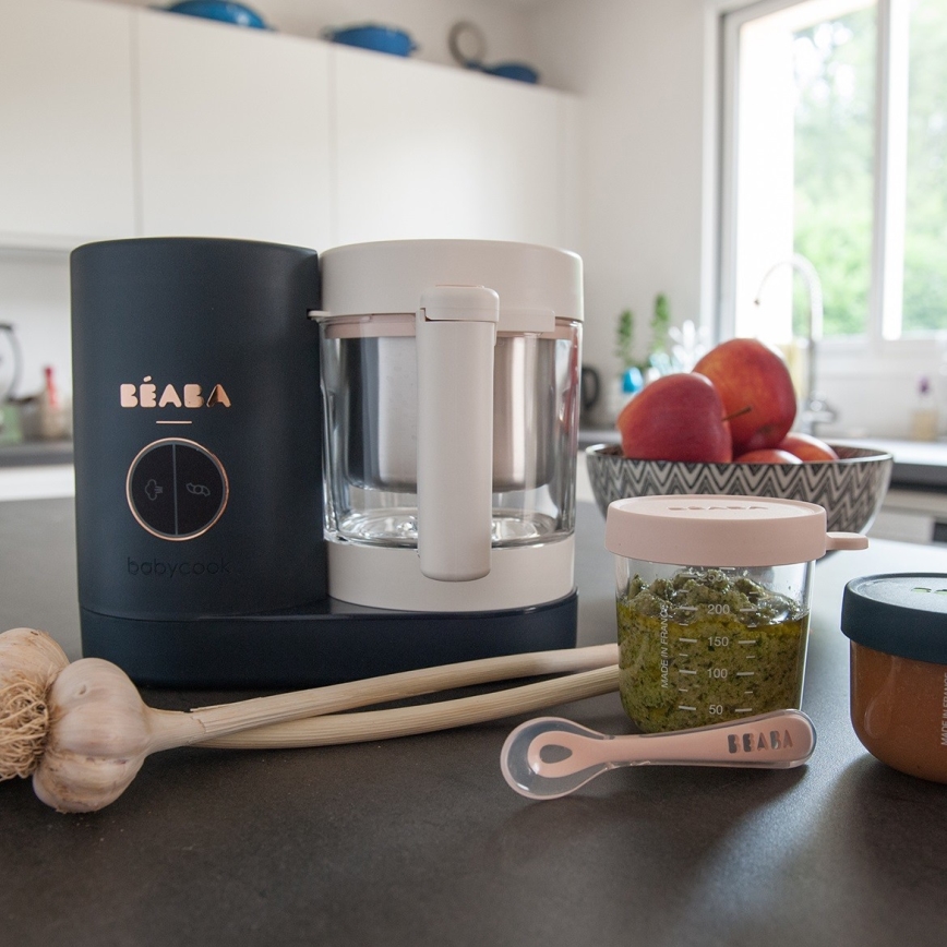 Beaba - 2-in-1 Dampfgarer BABYCOOK NEO blau/weiß