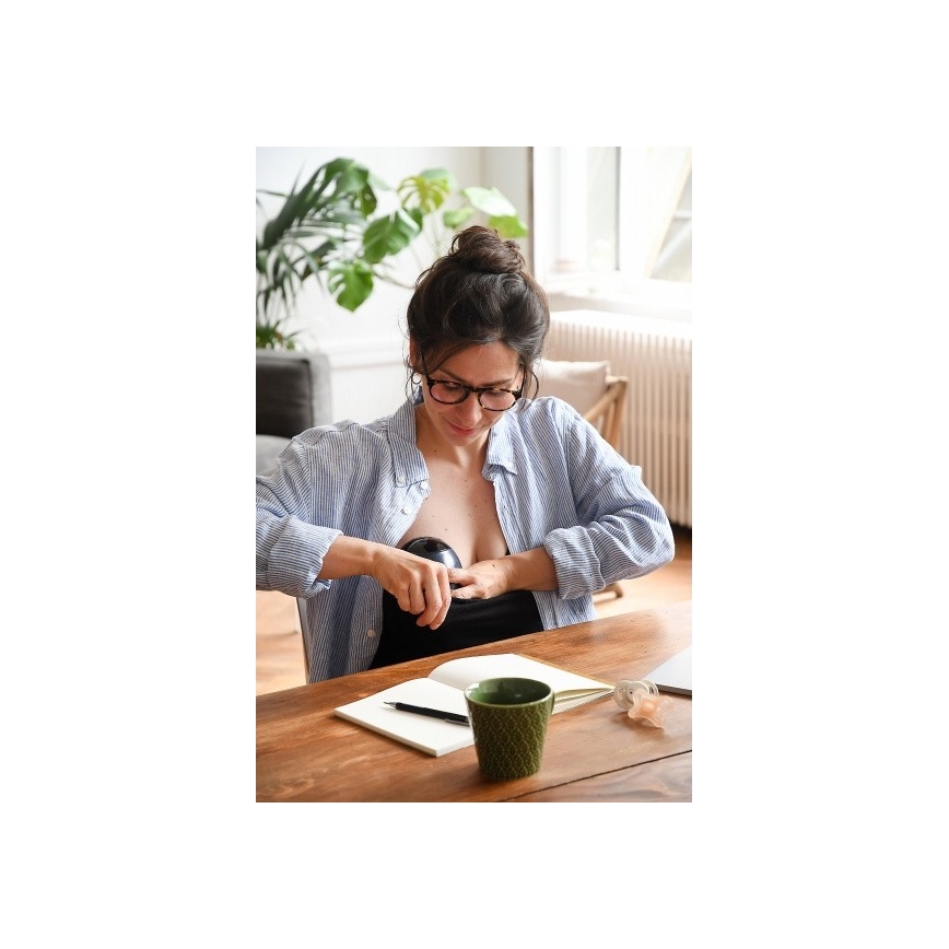 Beaba - Elektrische Milchpumpe HANDS-FREE 180 ml 1300 mAh in Blau