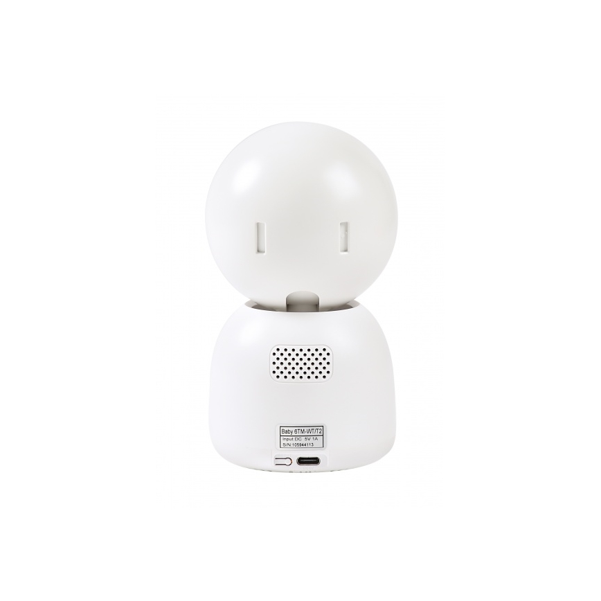 Beaba - Intelligente tragbare Babyphone mit Monitor ZEN NIGHT 720p 5V 4000 mAh Wi-Fi in Weiß