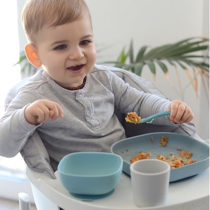 Beaba - Kinder-Geschirrset Jungle 4-teilig