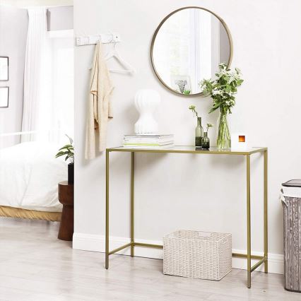 Beistelltisch CIREL, gold