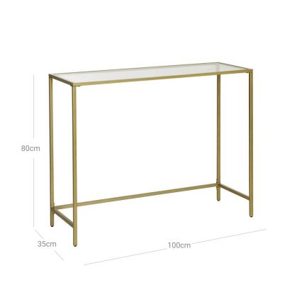 Beistelltisch CIREL, gold