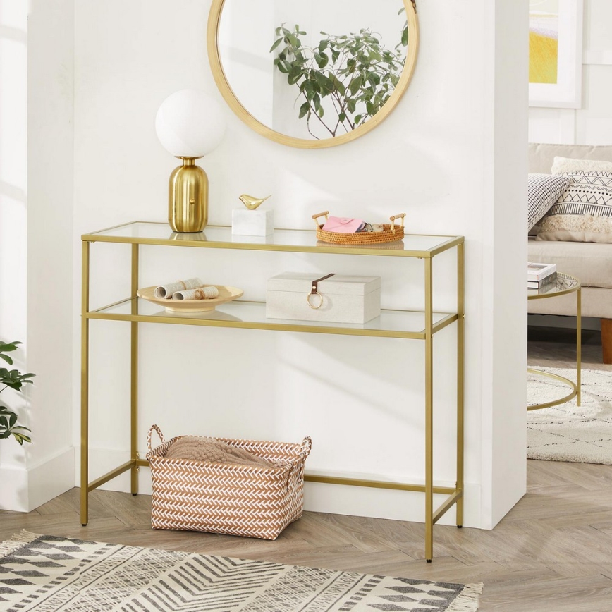 Beistelltisch CIREL in Gold