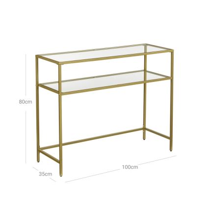 Beistelltisch CIREL in Gold