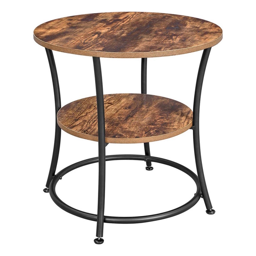 Beistelltisch ELDUR braun/schwarz