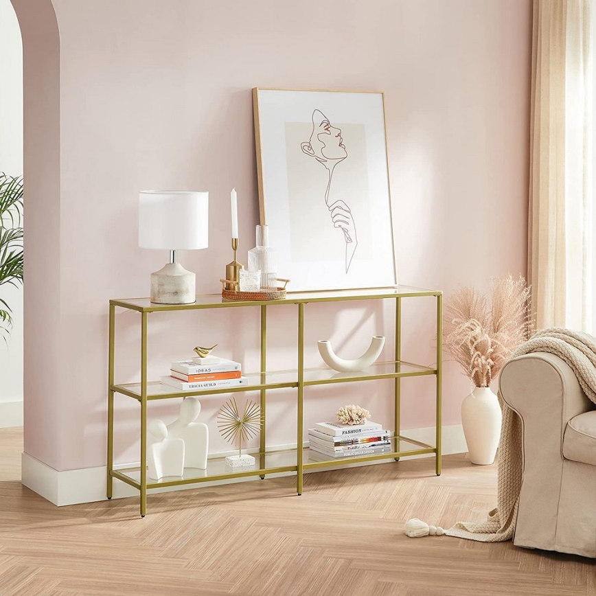 Beistelltisch LUVOR, goldfarben