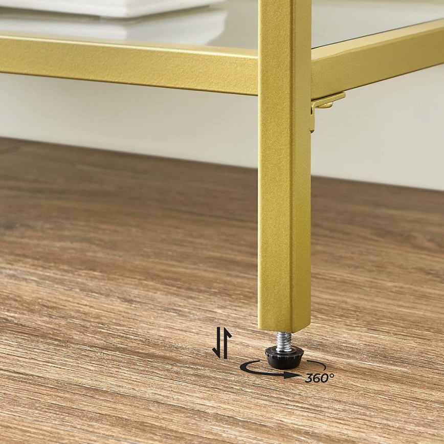 Beistelltisch LUVOR, goldfarben