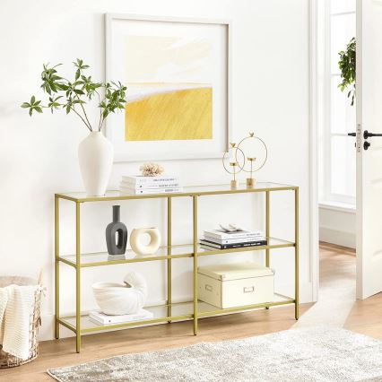 Beistelltisch LUVOR, goldfarben