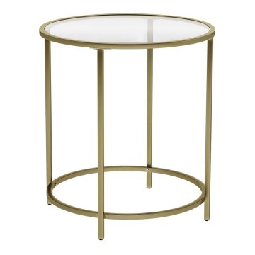 Beistelltisch LYRA, goldfarben