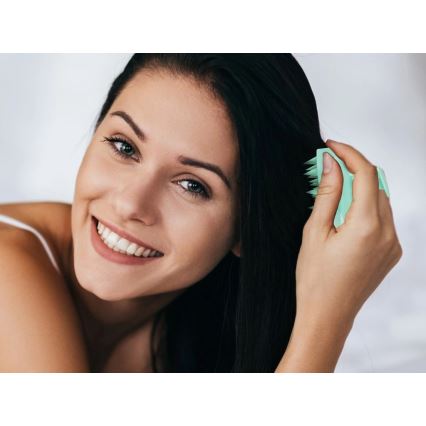 Beper - Kopfhaut-Massagebürste, Mintgrün