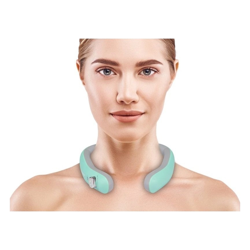 Beper - Wiederaufladbares EMS-Nackenmassagegerät 5V/900 mAh mintgrün