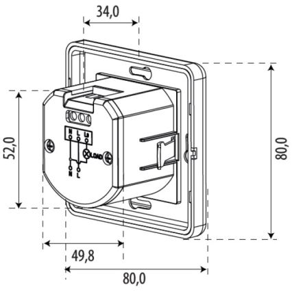 Bewegungsmelder SENSOR 1200W weiß