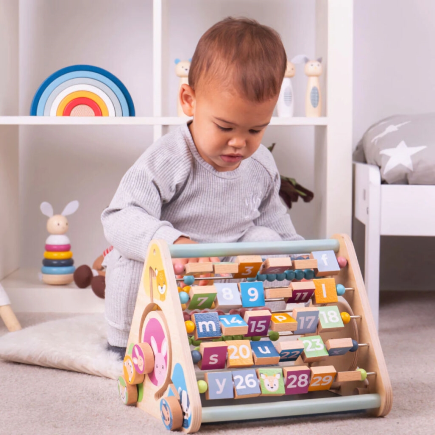 Bigjigs Toys - Aktivitätsdreieck mit Tiermotiven