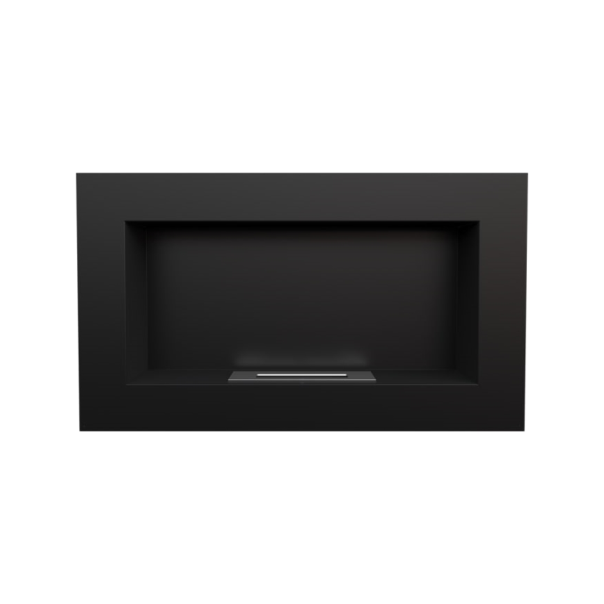 Kratki - Eingebauter BIO-Kamin 37,4x64,8 cm 1 kW schwarz