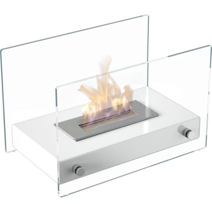 Kratki - BIO-Kamin 25,2x39 cm 1 kW weiß