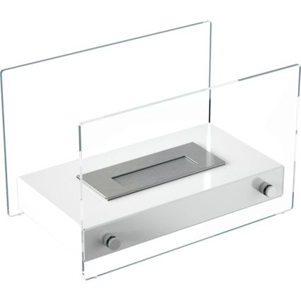 Kratki - BIO-Kamin 25,2x39 cm 1 kW weiß