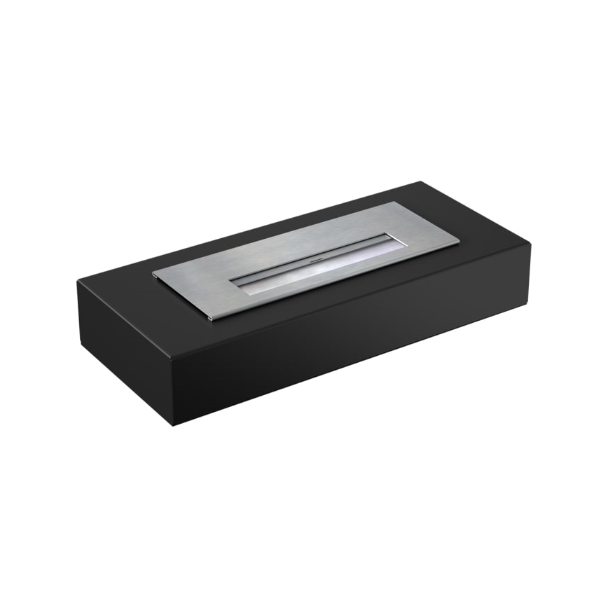 Kratki - BIO-Kamin 8,5x49 cm 2,5 kW schwarz