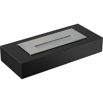 Kratki - BIO-Kamin 8,5x49 cm 2,5 kW schwarz