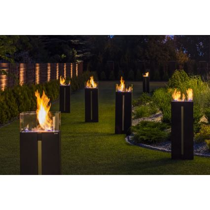 Kratki - BIO-Kamin 113,6x35,9 cm 2 kW schwarz