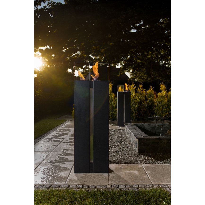 Kratki - BIO-Kamin 113,6x35,9 cm 2 kW schwarz