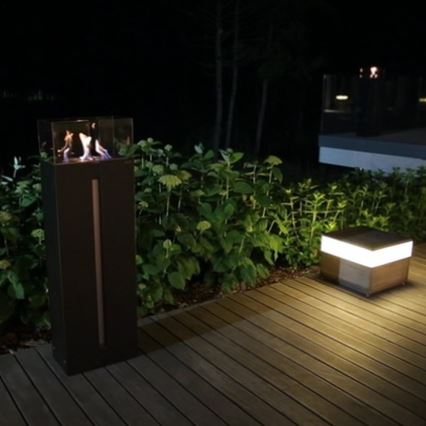 Kratki - BIO-Kamin 113,6x35,9 cm 2 kW schwarz