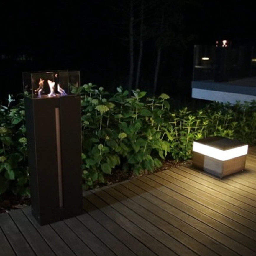 Kratki - BIO-Kamin 113,6x35,9 cm 2 kW schwarz