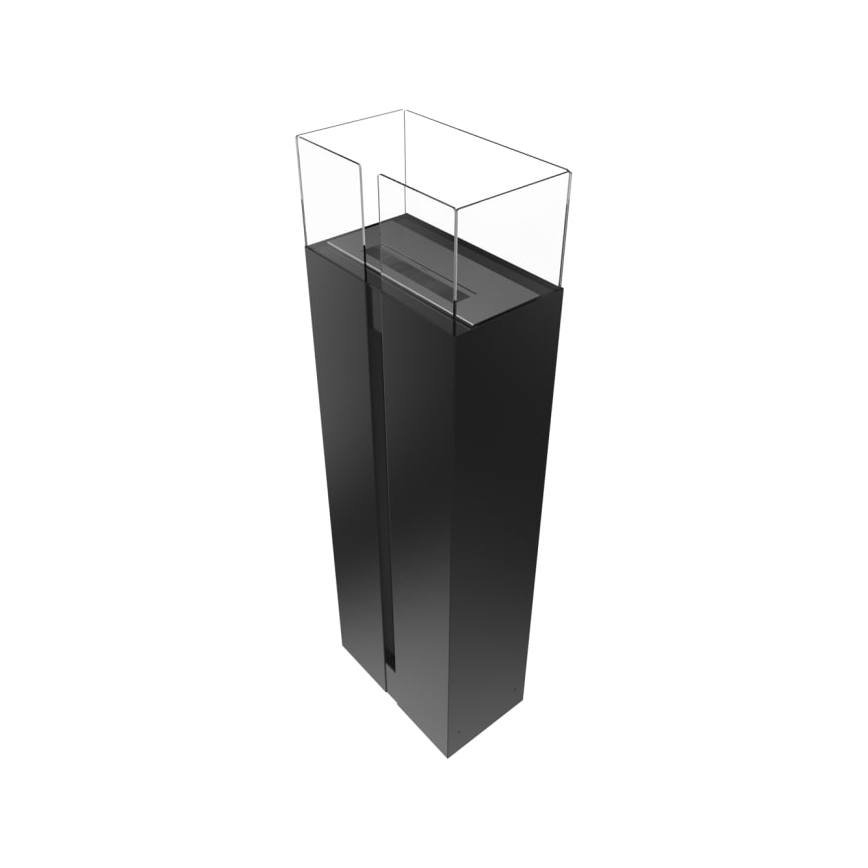 Kratki - BIO-Kamin 113,6x35,9 cm 2 kW schwarz