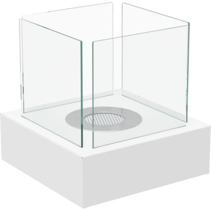 Kratki - BIO-Kamin 30,3x30 cm 1 kW Weiß