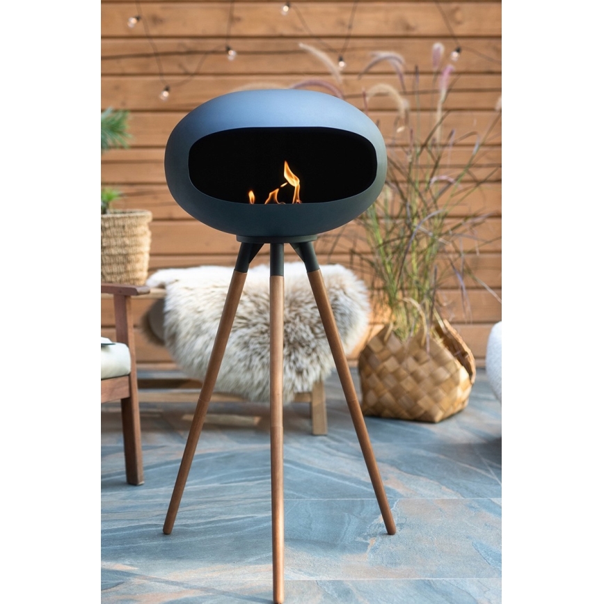 Bioethanol-Kamin TOKIO 45x100 cm 2kW schwarz