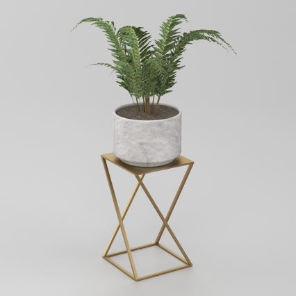 Blumenständer 40x24 cm in Gold