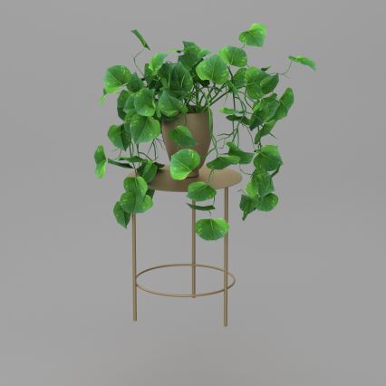 Blumenständer 40x32 cm in Gold