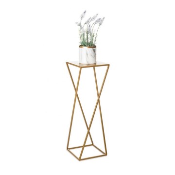 Blumenständer 70x24 cm in Gold
